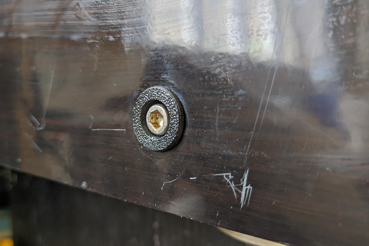 AKAI GX-95 side panel screw inserts